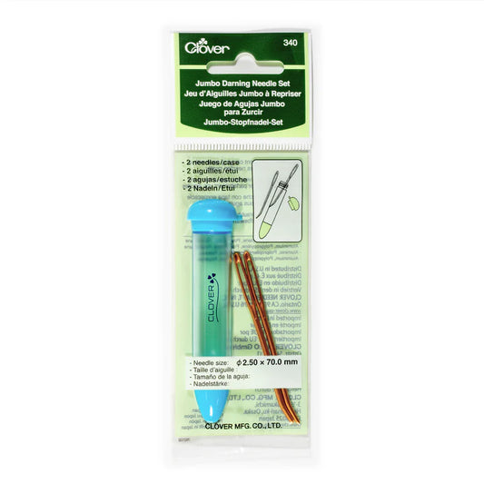 Clover Chibi Darning Needle Set UK. Fine Tip Sock Needles | ColourPopCrafts