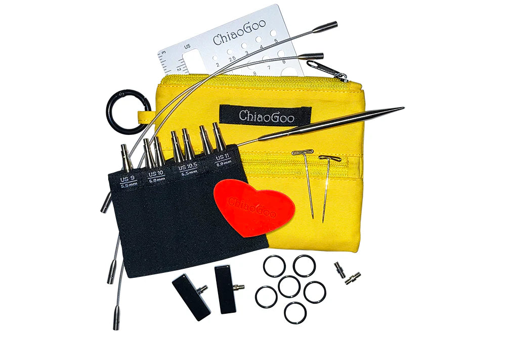 ChiaoGoo TWIST Yellow Shorties Set | ColourPopCrafts