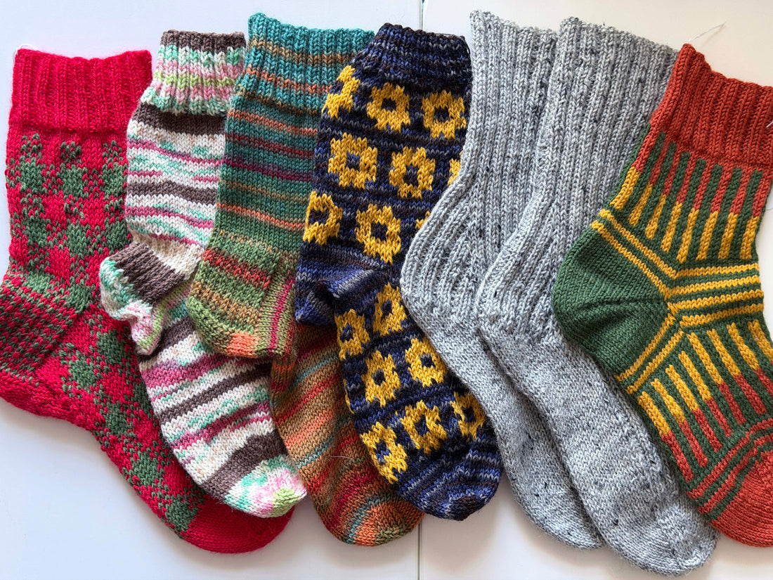Let's knit socks together!