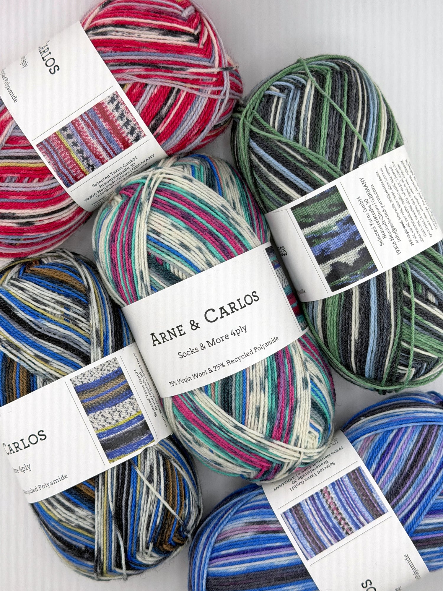 Arne & Carlos Socks & More 4-Ply Sock Yarn | ColourPopCrafts