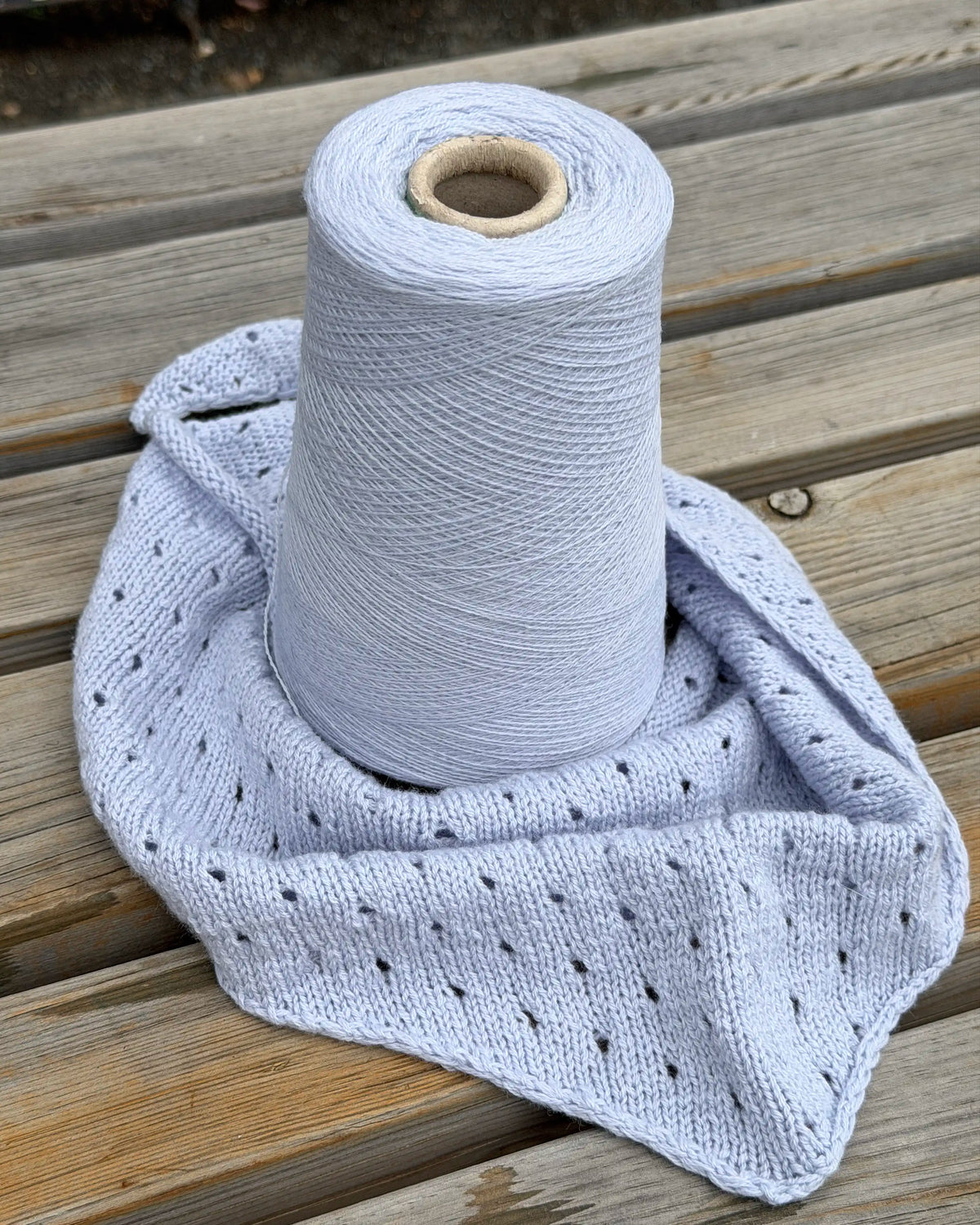 100% Cashmere Yarn 2/27 Loro Piana Ice Blue