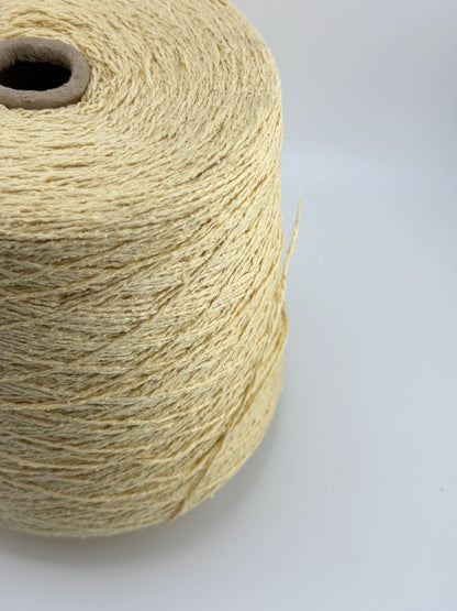100% Silk Bourette Yarn | Butter Yellow Fingering Weight | ColourPopCrafts