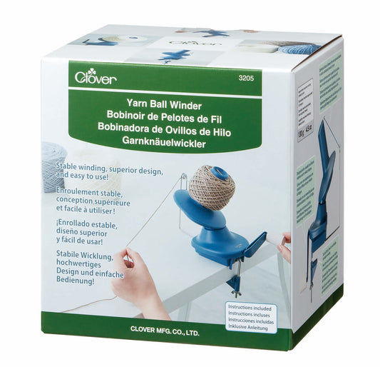 Clover Yarn Ball Winder UK. Japanese Made Centre-Pull Winder | ColourPopCrafts