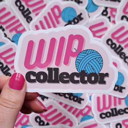 WIP Collector Crochet Sticker – Funny Yarn Lover Gift | ColourPopCrafts