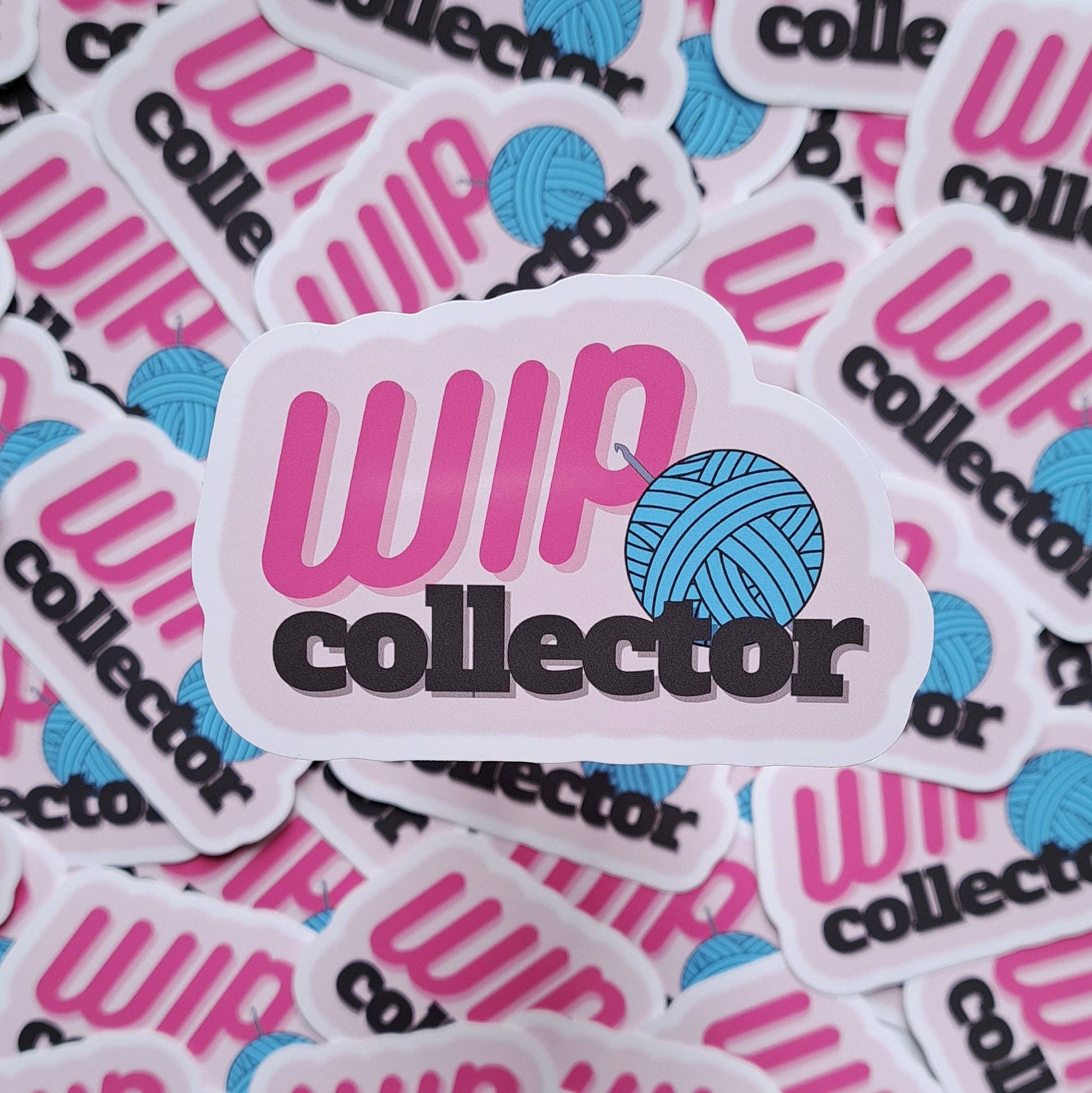 WIP Collector Crochet Sticker – Funny Yarn Lover Gift | ColourPopCrafts