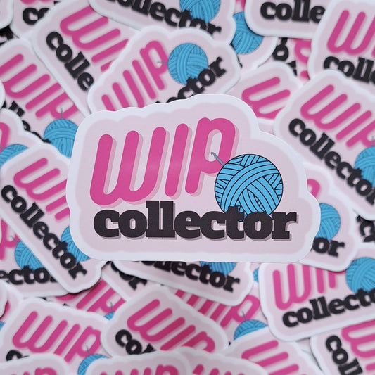WIP Collector Crochet Sticker – Funny Yarn Lover Gift | ColourPopCrafts