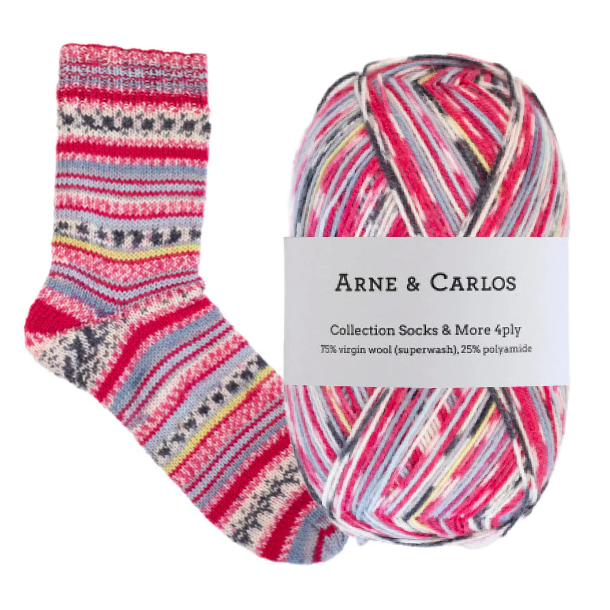 Arne & Carlos Socks & More 4-Ply Sock Yarn | ColourPopCrafts