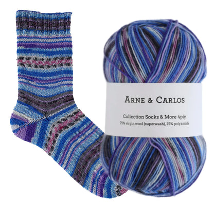 Arne & Carlos Socks & More 4-Ply Sock Yarn | ColourPopCrafts