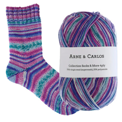 Arne & Carlos Socks & More 4-Ply Sock Yarn | ColourPopCrafts