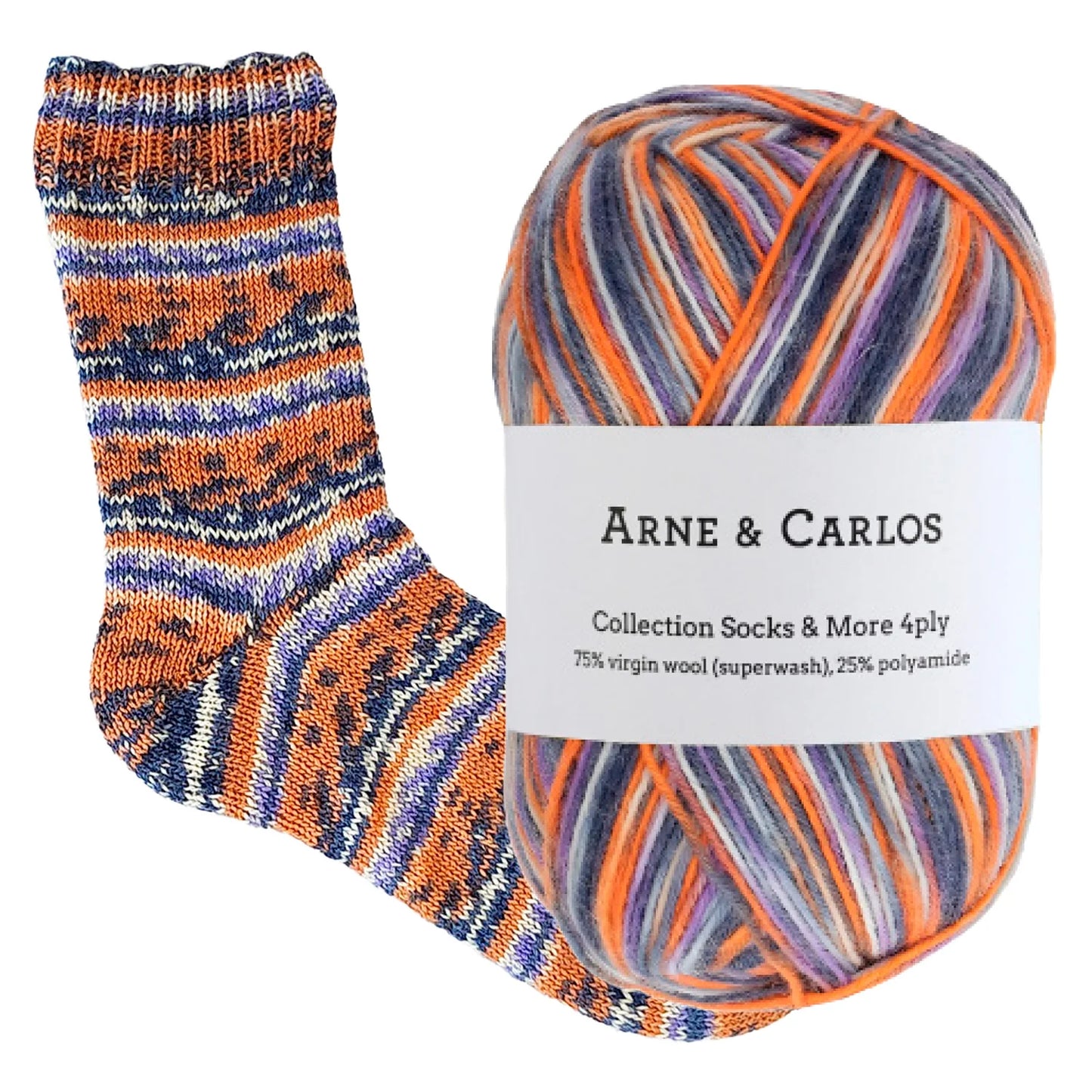 Arne & Carlos Socks & More 4-Ply Sock Yarn | ColourPopCrafts