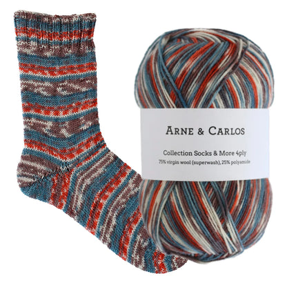 Arne & Carlos Socks & More 4-Ply Sock Yarn | ColourPopCrafts