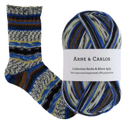 Arne & Carlos Socks & More 4-Ply Sock Yarn | ColourPopCrafts