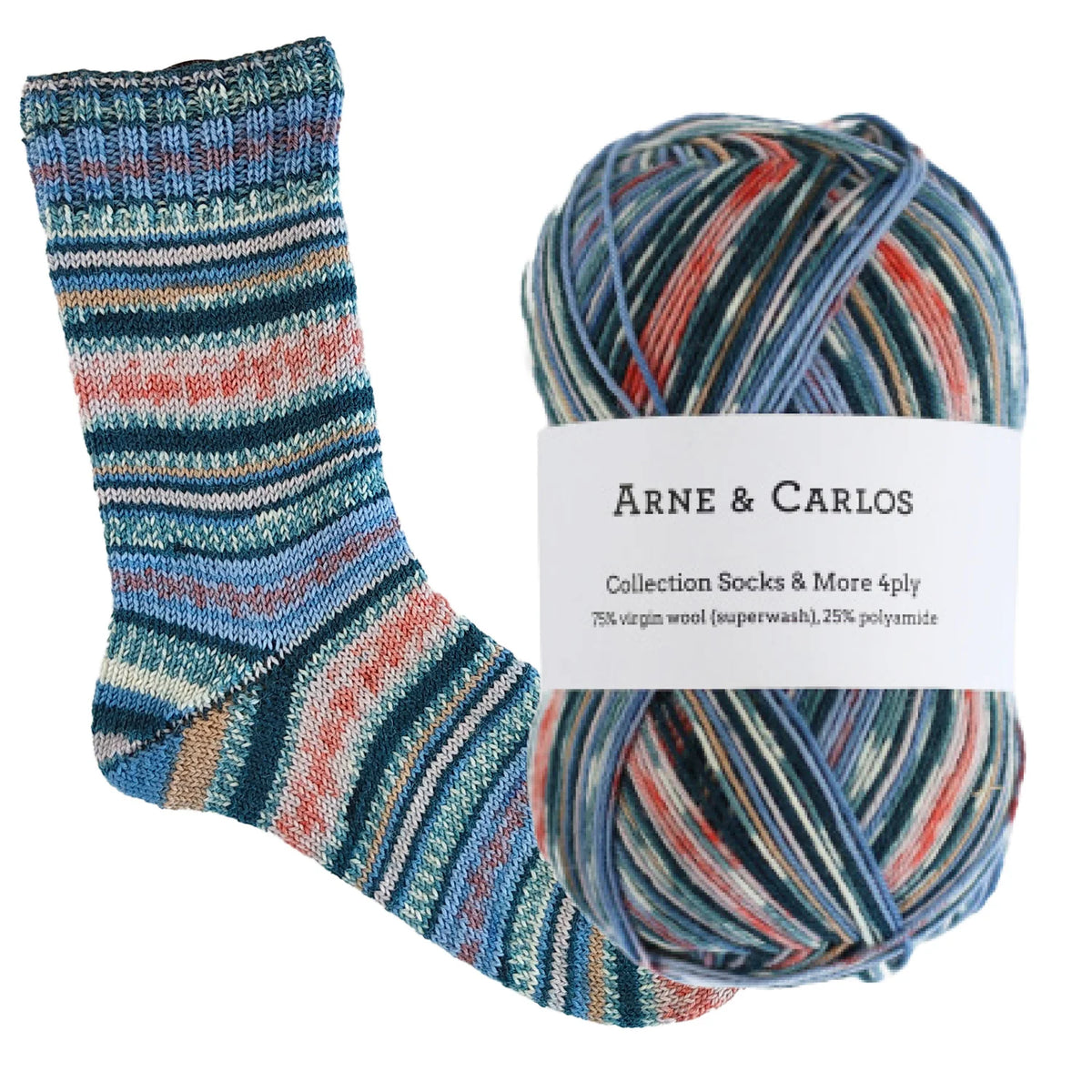 Arne & Carlos Socks & More 4-Ply Sock Yarn | ColourPopCrafts