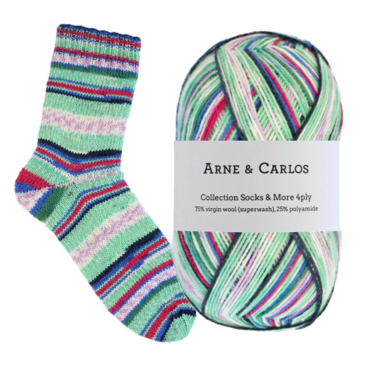 Arne & Carlos Socks & More 4-Ply Sock Yarn | ColourPopCrafts
