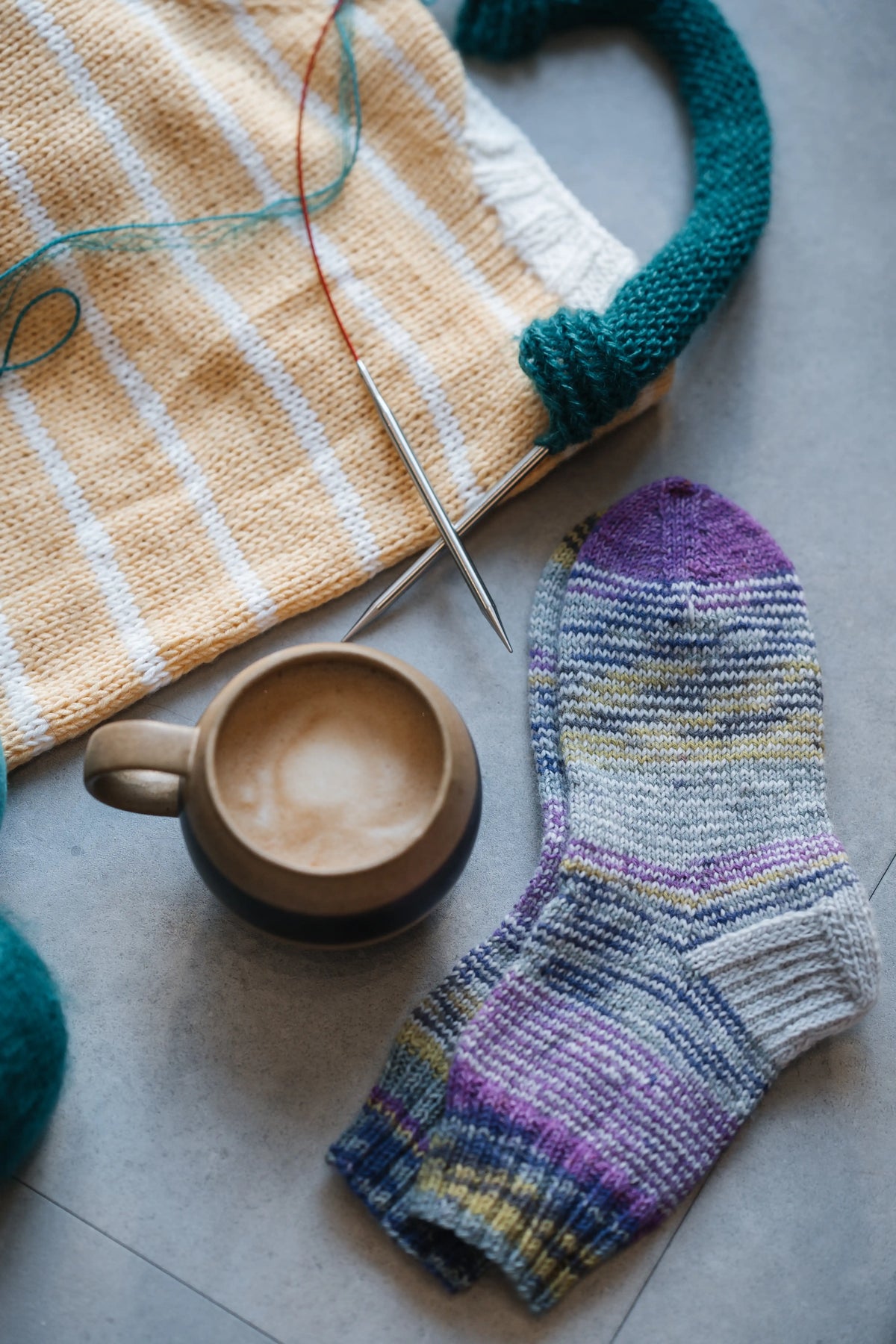 Beginner Sock Knitting Workshop London | ColourPopCrafts