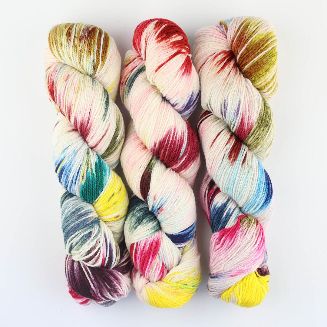 Cowgirl Blues Proper Sock. Hand Dyed Sock Yarn | ColourPopCrafts