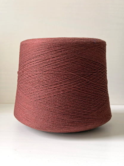 Cariaggi Marte. Merino, Silk & Cashmere Lace Weight Yarn. Mahogany