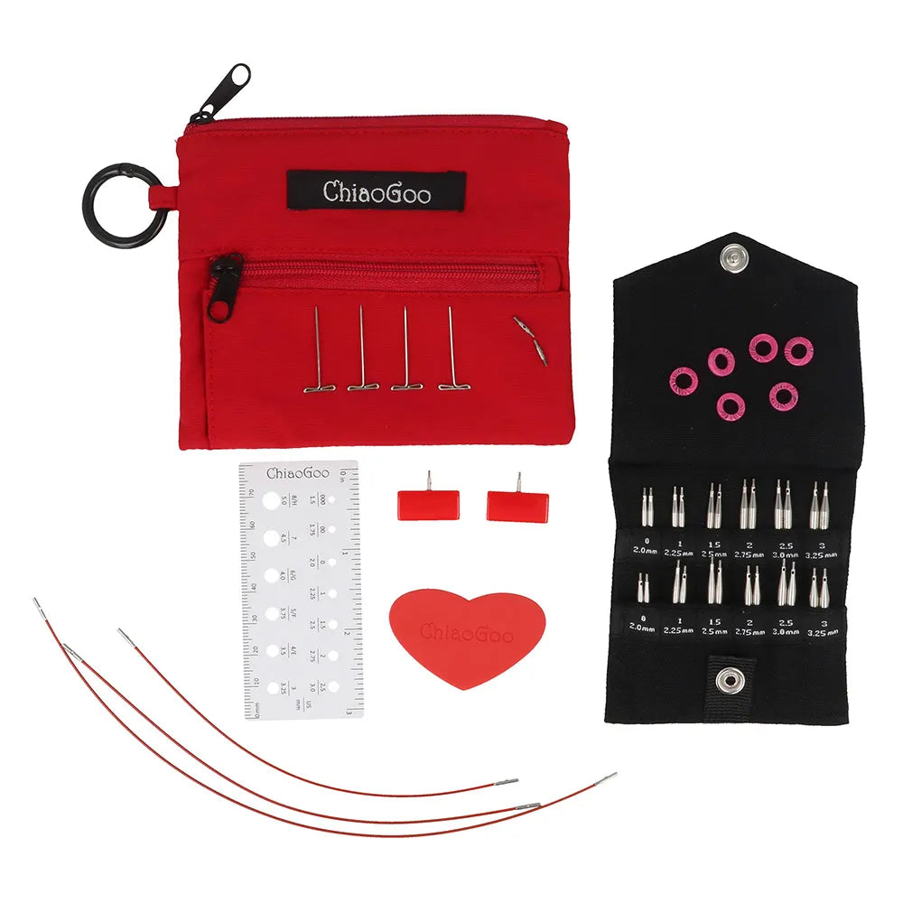 ChiaoGoo TWIST Lace short combo pack 5+8cm 2.00-3.25mm
