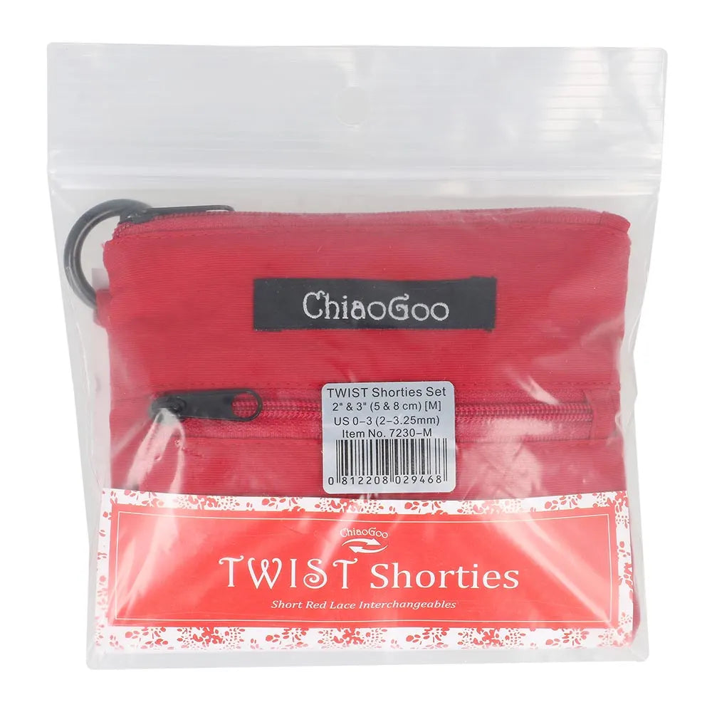 ChiaoGoo TWIST Lace short combo pack 5+8cm 2.00-3.25mm