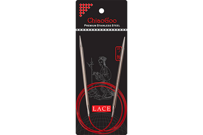 ChiaoGoo 40-inch Red Lace Circular Needles
