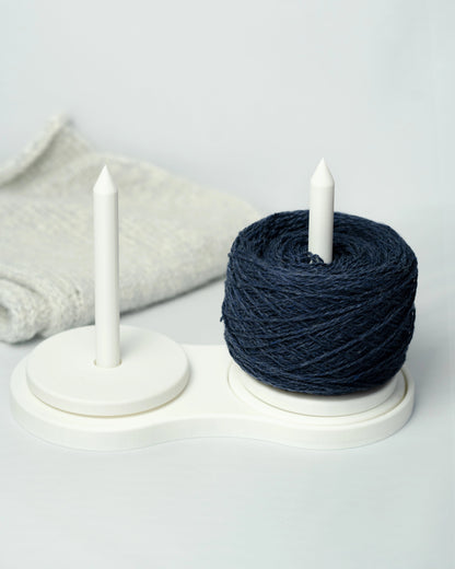 Colorful 3D Printed Yarn Holder Arctic Satin