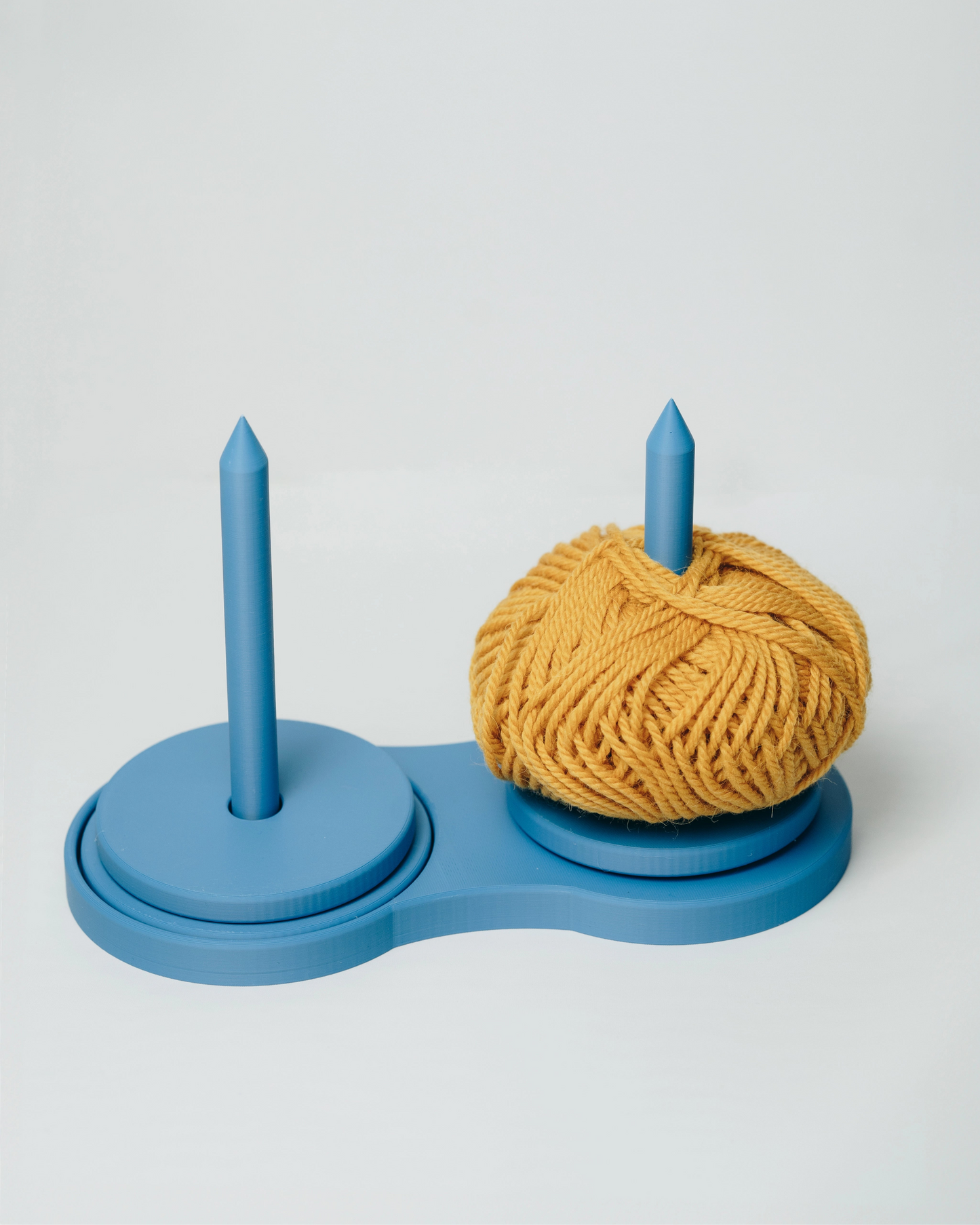 Colorful 3D Printed Yarn Holder Blueberry Frost