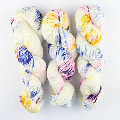 Cowgirl Blues Proper Sock. Hand Dyed Sock Yarn | ColourPopCrafts