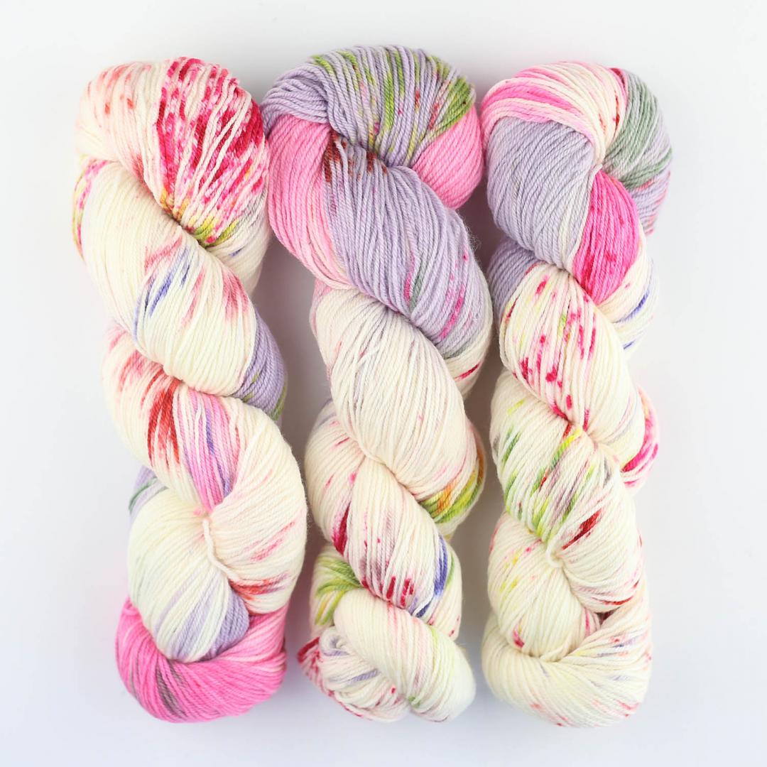 Cowgirl Blues Proper Sock. Hand Dyed Sock Yarn | ColourPopCrafts