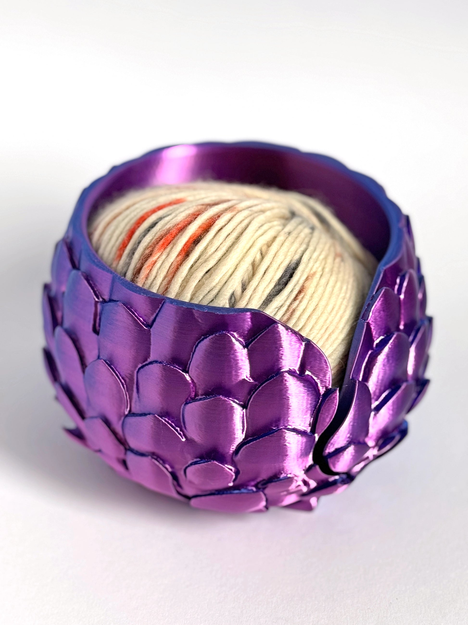 Dragon Scale Yarn Bowl ColorPopCrafts