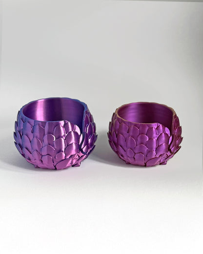 Dragon Scale Yarn Bowl ColorPopCrafts