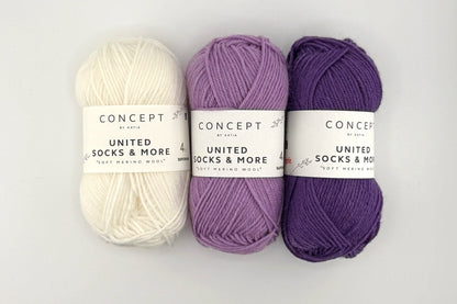 Enschede Socks Kit. Yarn, Pattern & Stitch Markers