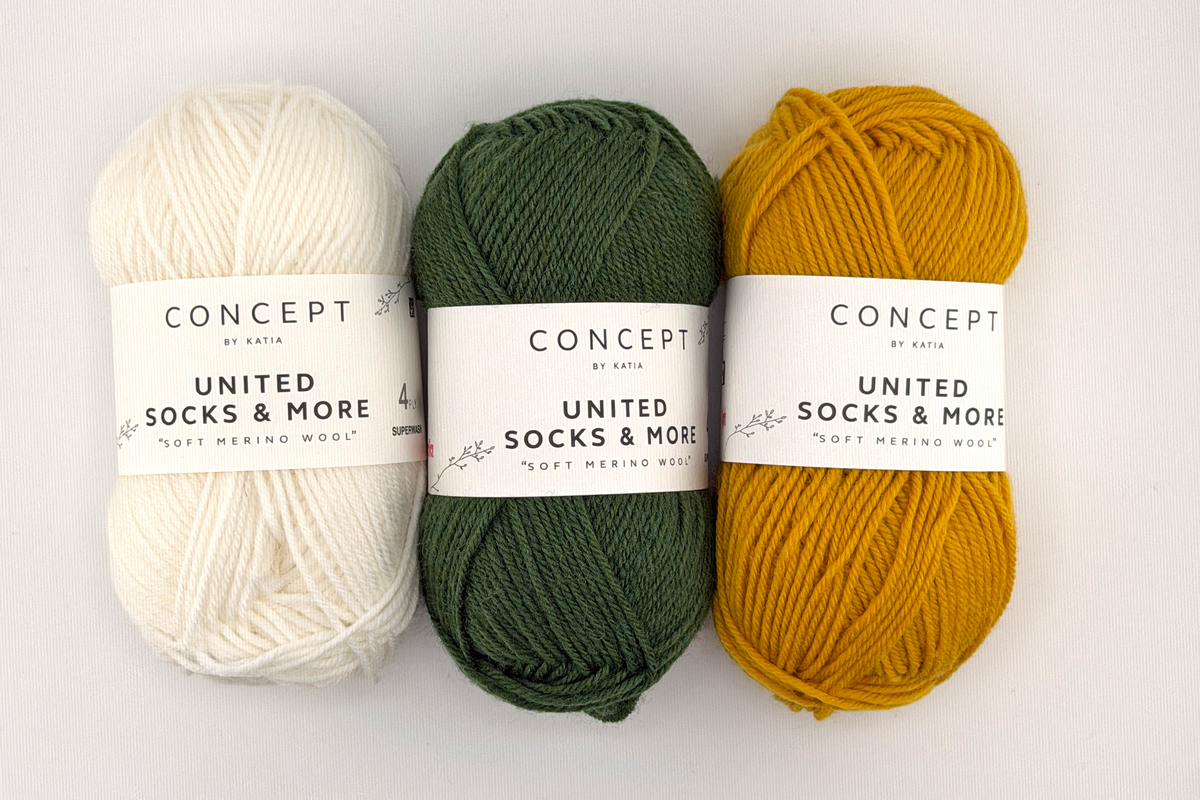 Enschede Socks Kit. Yarn, Pattern & Stitch Markers