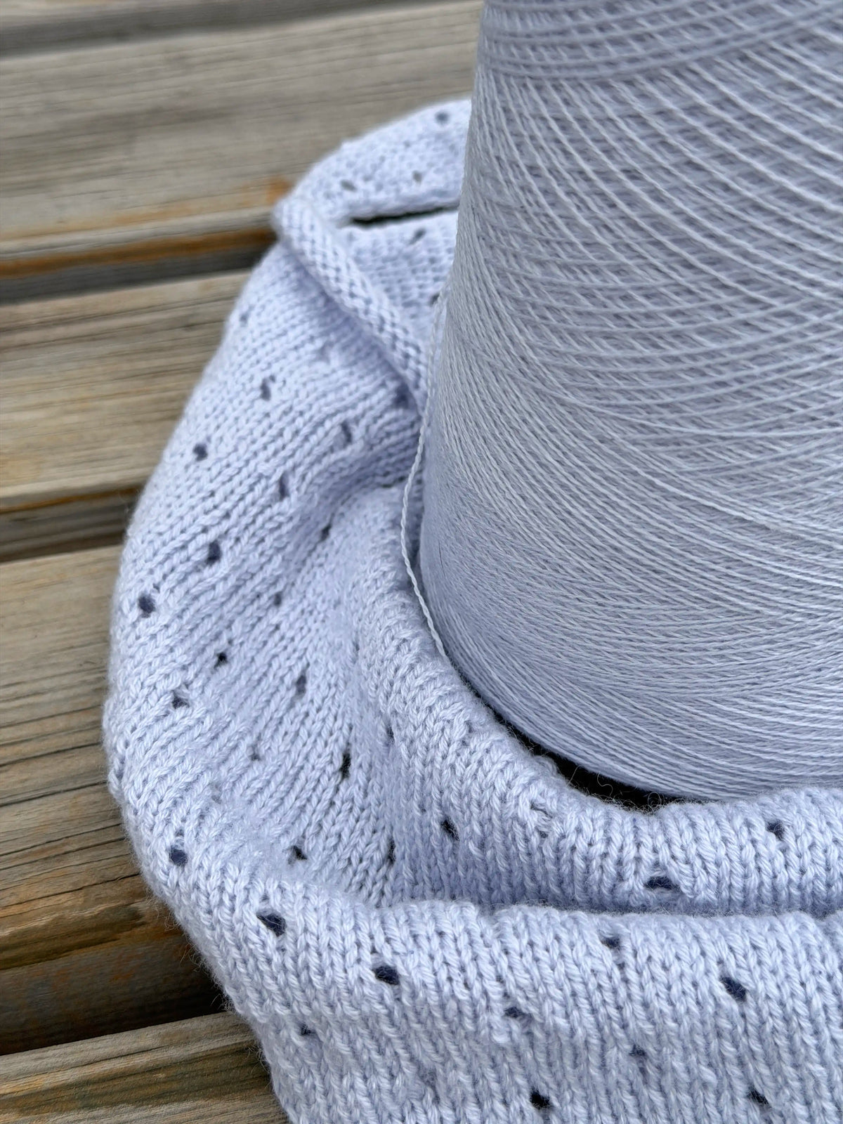 100% Cashmere Yarn 2/27 Loro Piana Ice Blue