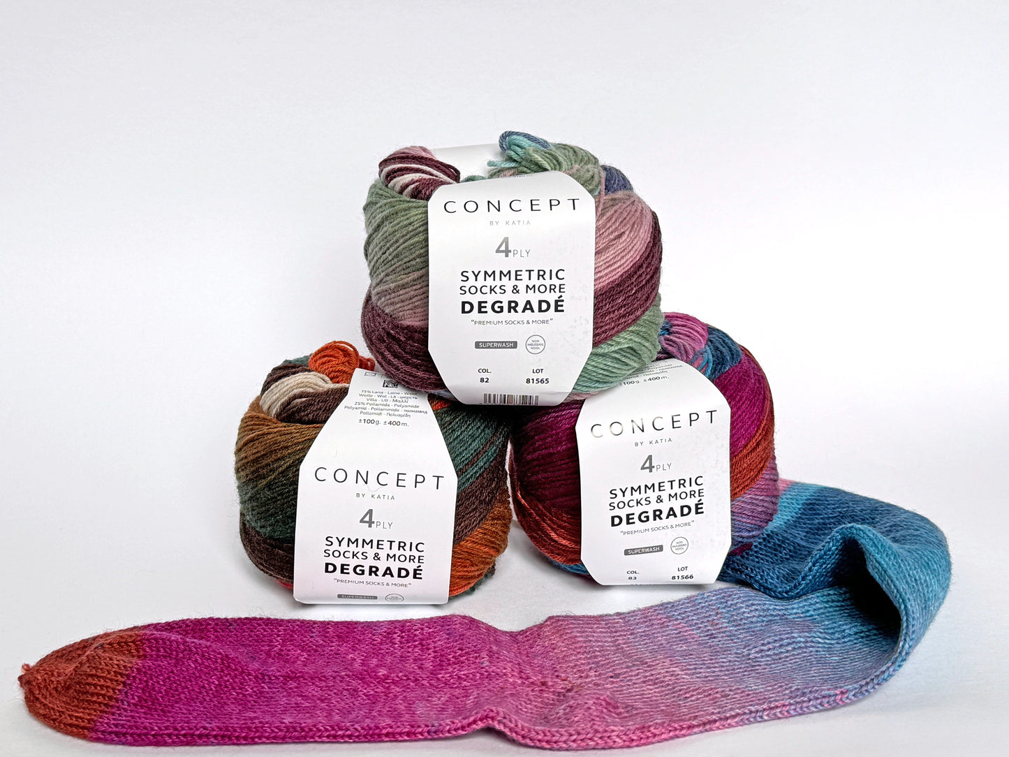 Katia Symmetric Socks & More – Degradé 