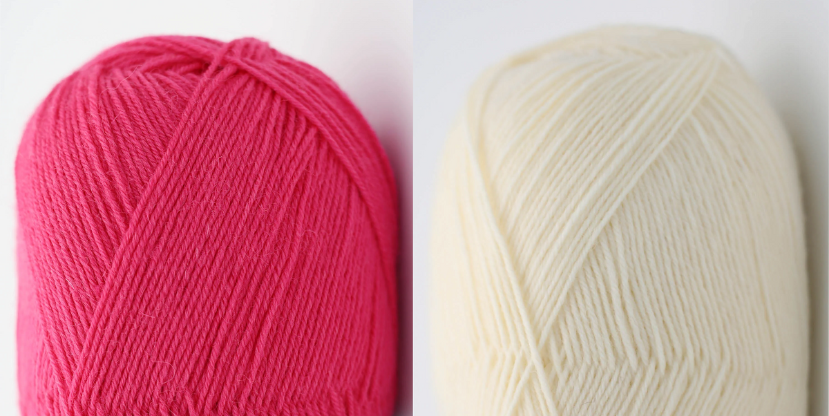 Legally Blonde Socks Kit. Kremke Sole Mate Yarn + Printed Pattern
