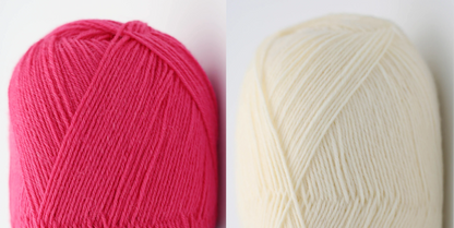 Legally Blonde Socks Kit. Kremke Sole Mate Yarn + Printed Pattern