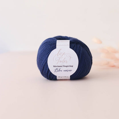 Merino wool: Navy Blue