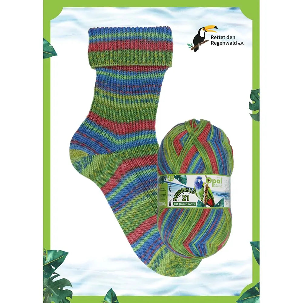 Opal Rainforest 21 4-Ply Sock Yarn | ColourPopCrafts