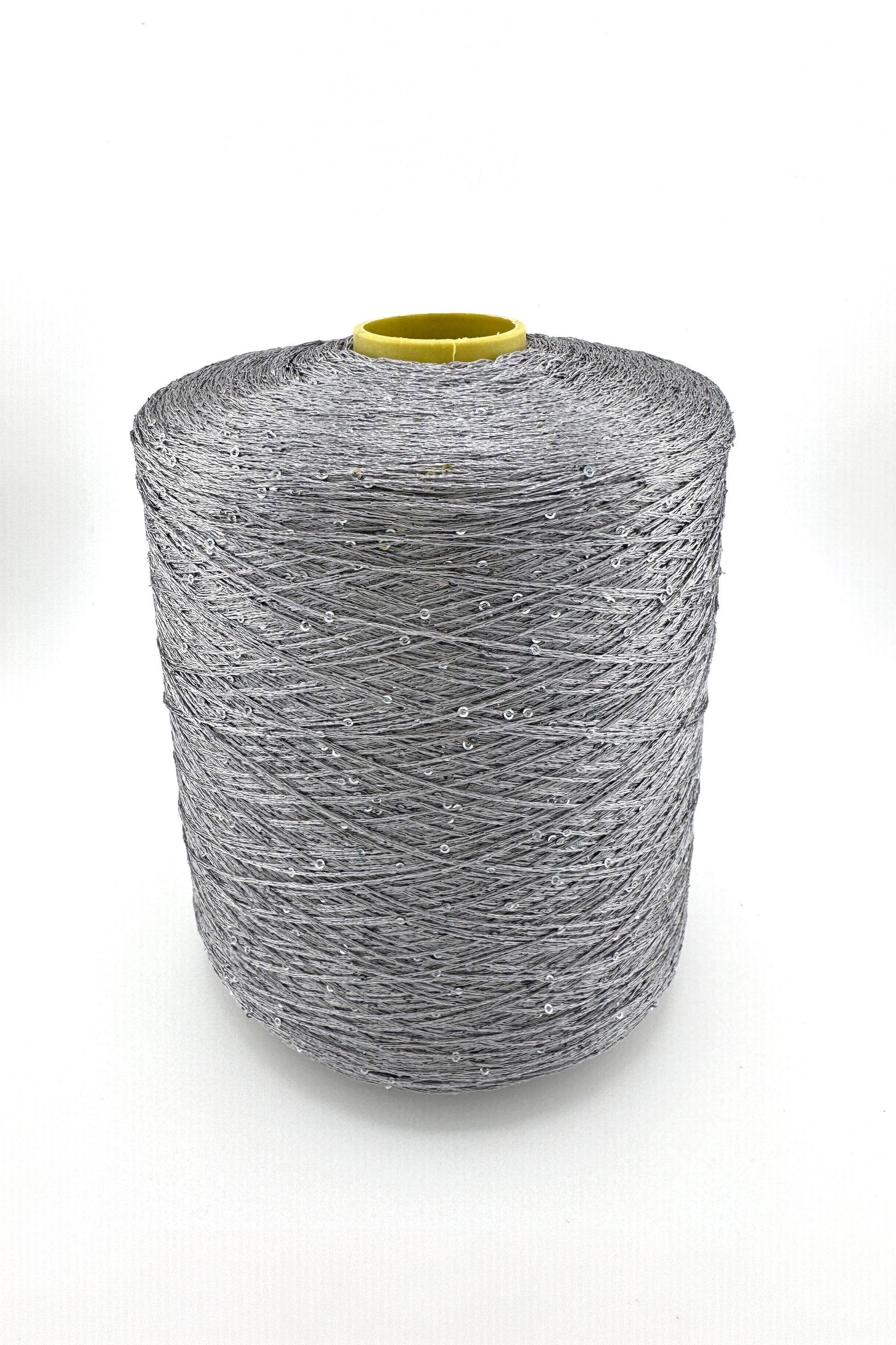 Paillettes Micro Yarn. Silver Grey | ColourPopCrafts