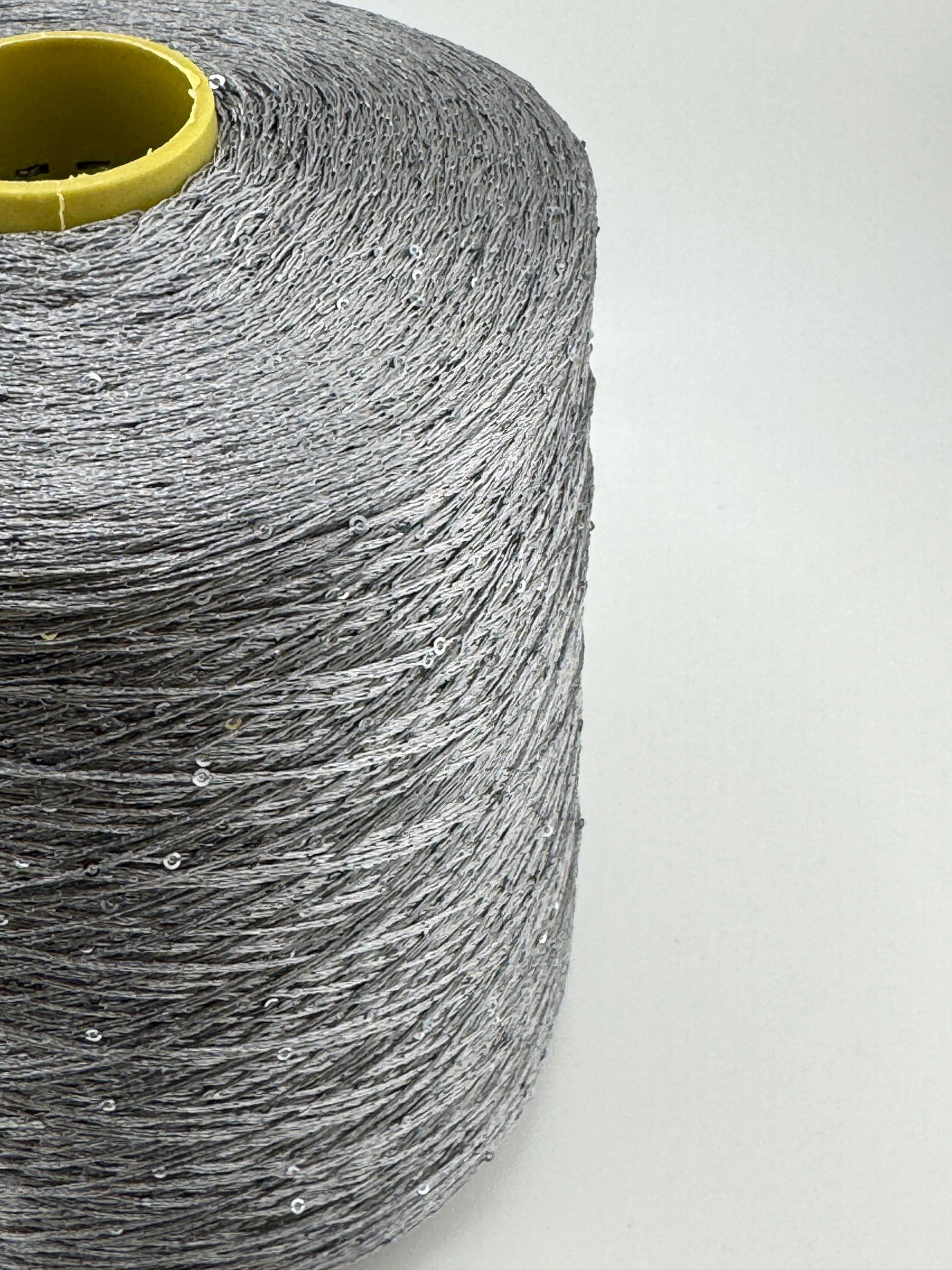 Paillettes Micro Yarn. Silver Grey | ColourPopCrafts