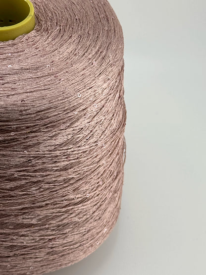 Paillettes Micro Yarn. Dusty rose | ColourPopCrafts