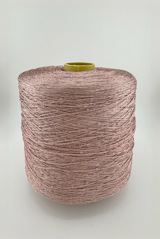 Paillettes Micro Yarn. Dusty rose | ColourPopCrafts