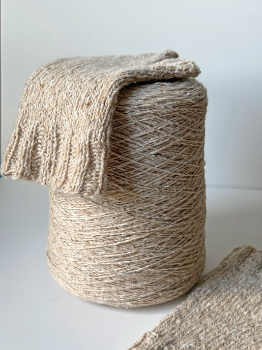 Puzzlegge Millefili Italian Cone Yarn. Tweed Wool Viscose