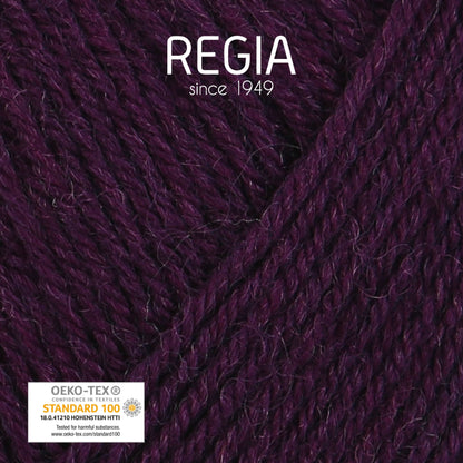 REGIA Uni 4-ply Sock Wool: Eggplant