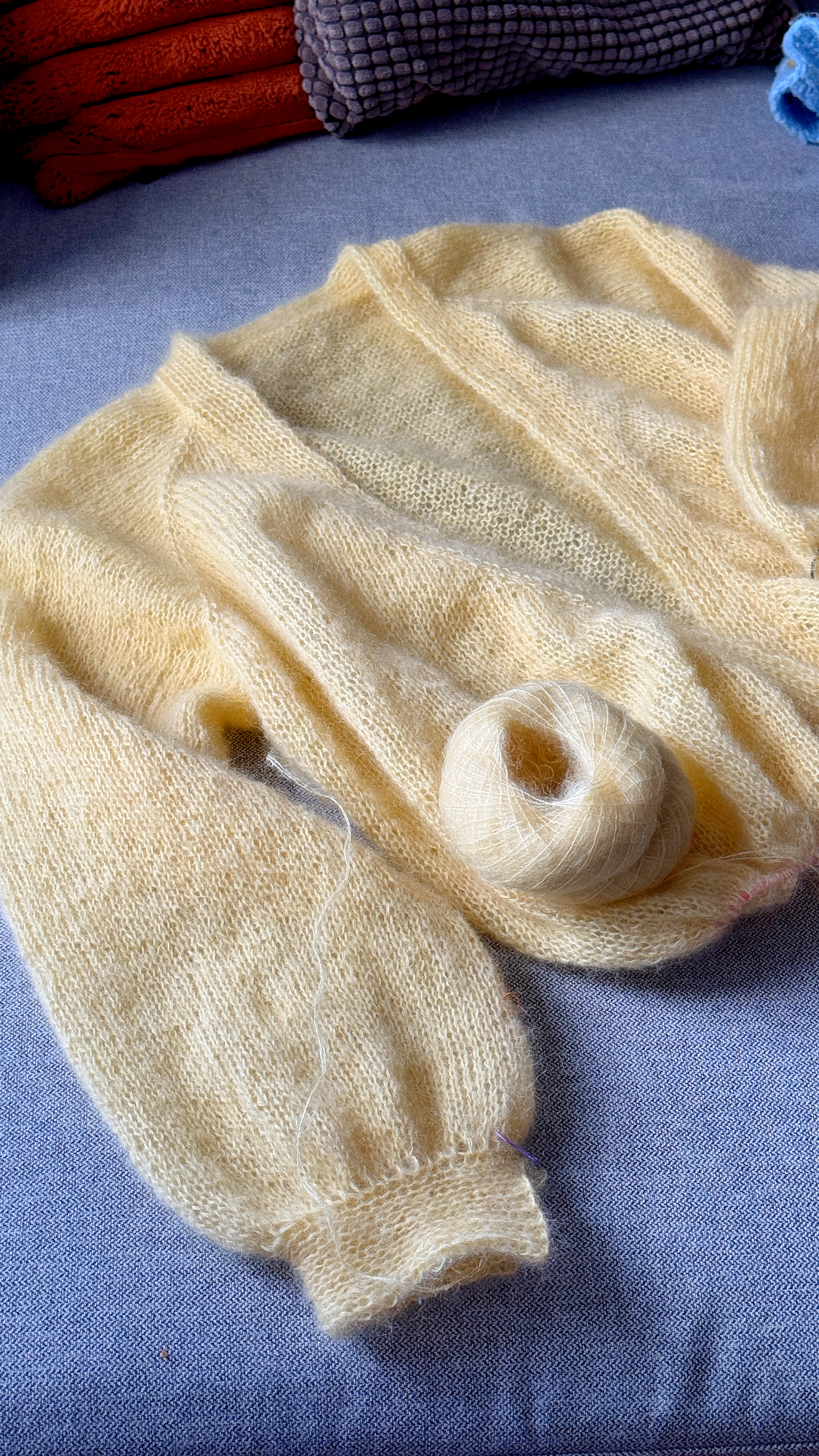 Rico Essentials Super Kid Mohair Loves Silk Cardigan | ColourPopCrafts