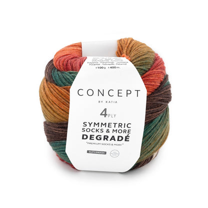 Katia Symmetric Socks & More – Degradé 81