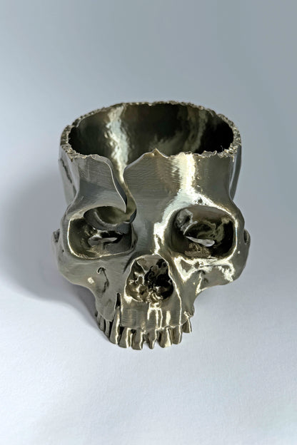 Skull Yarn Bowl Bronze ColorPopCrafts