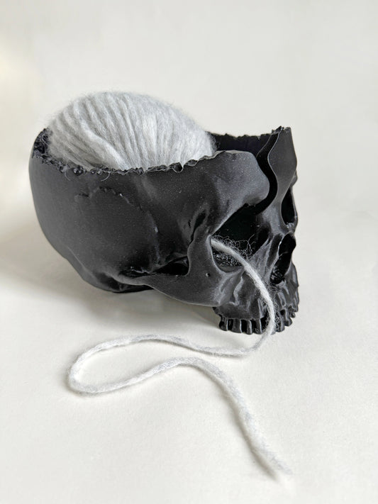 Skull Yarn Bowl ColorPopCrafts