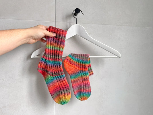 Slow Days Socks Knitting Pattern – Stretchy, Snug, and Soothing to Knit