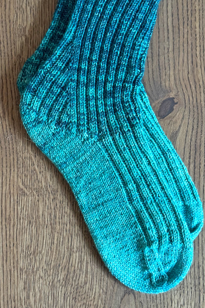 Slow Days Socks Knitting Pattern – Stretchy, Snug, and Soothing to Knit | ColorPopCrafts